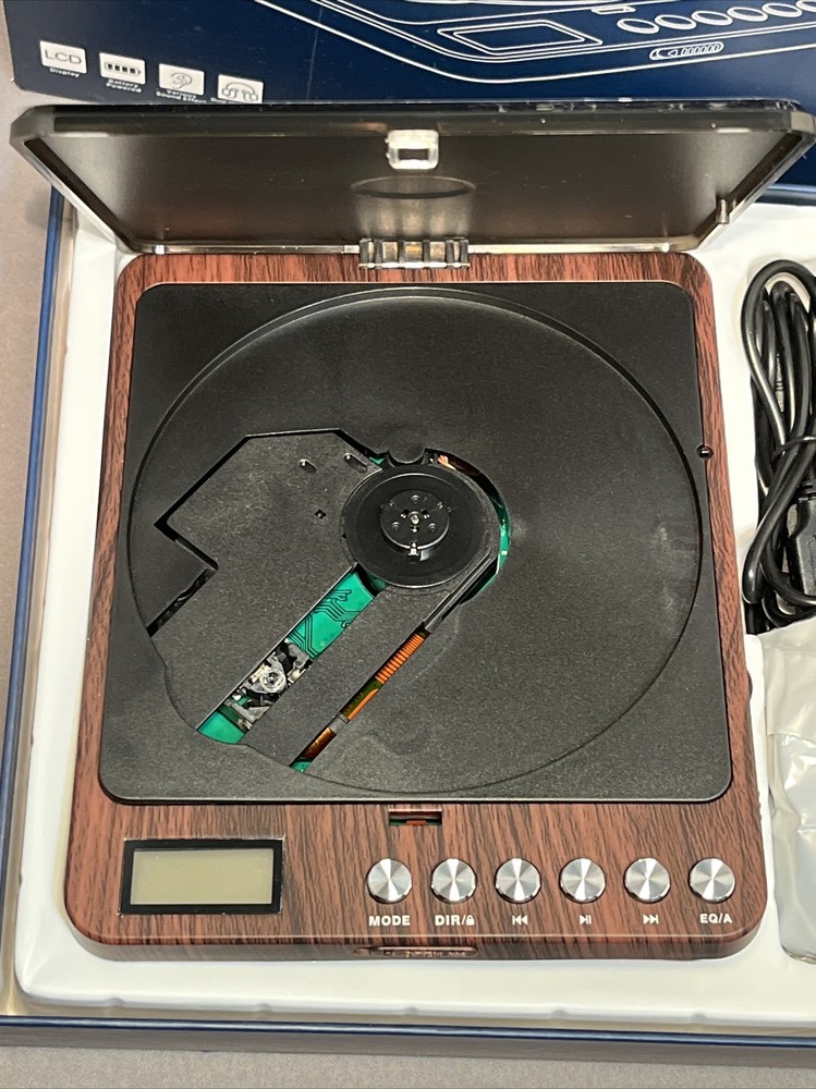 Monodeal Portable CD Player with Headphones CW605 Compact Design CD Player