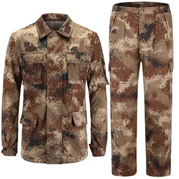 China Army PLA Type 07 Universal Highland Tibet Camo BDU Shirt Pants Uniform