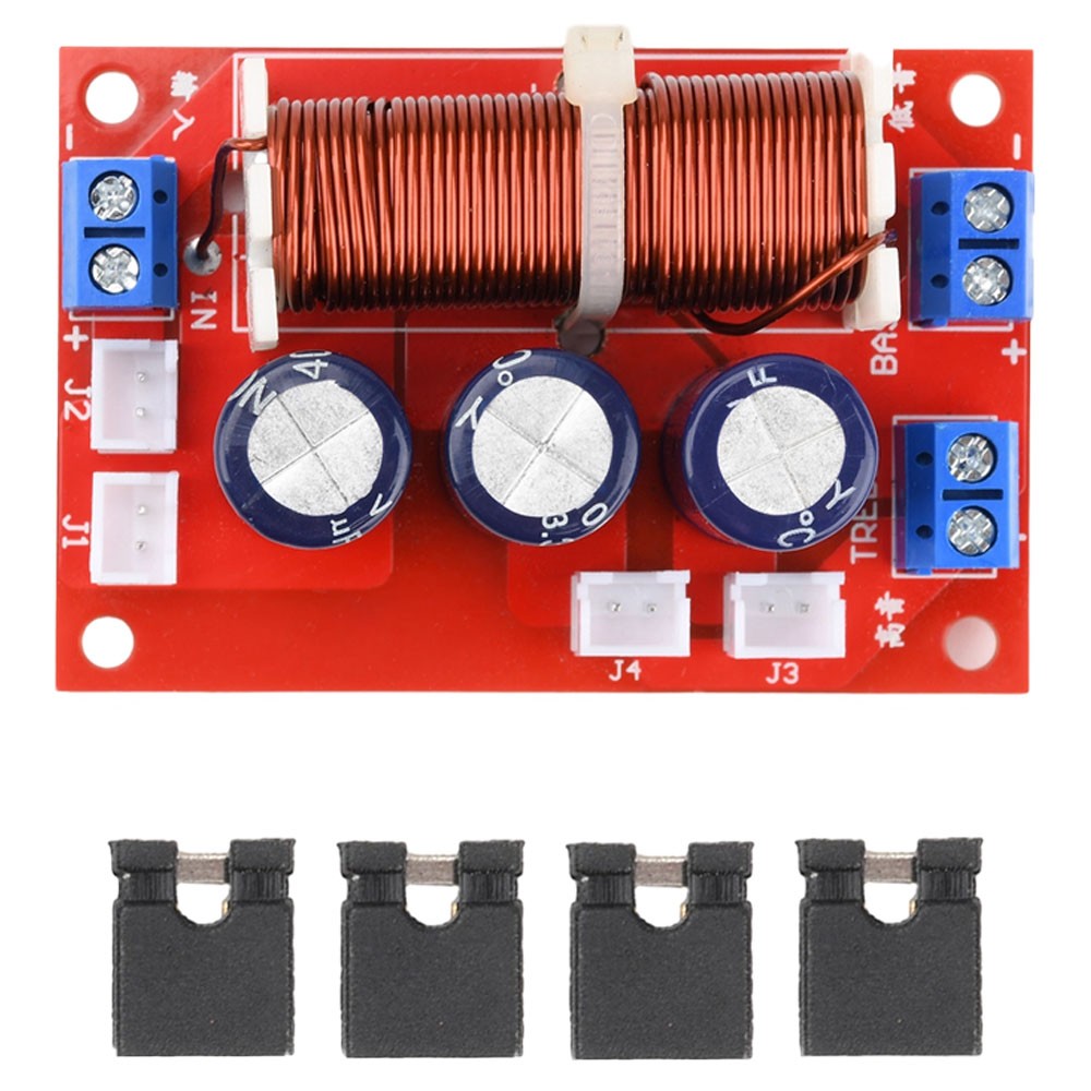 2Pc 2 Way Speaker Frequency Divider Audio Crossover Board 100Hz-10KHz Adjustable