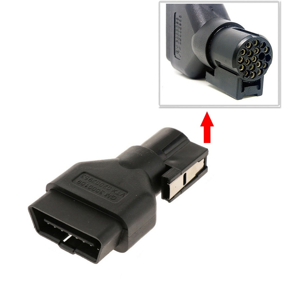1Pcs 16Pin Scanner OBD2 Connector Adapter Replacement Kit For GM TECH2 Auto