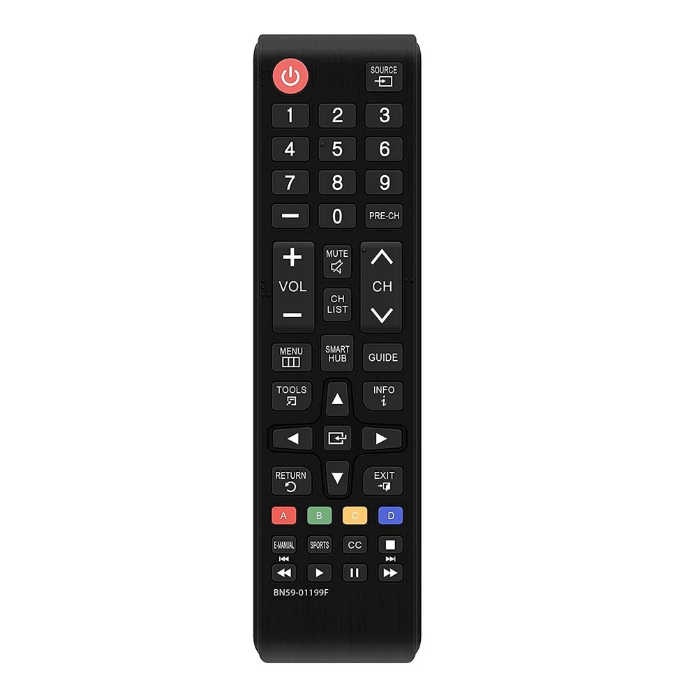 Universal Remote Control for Samsung TV Replacement LCD universal, black