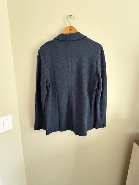 Faherty Inlet Knit Blazer - Deep Navy Melange Large