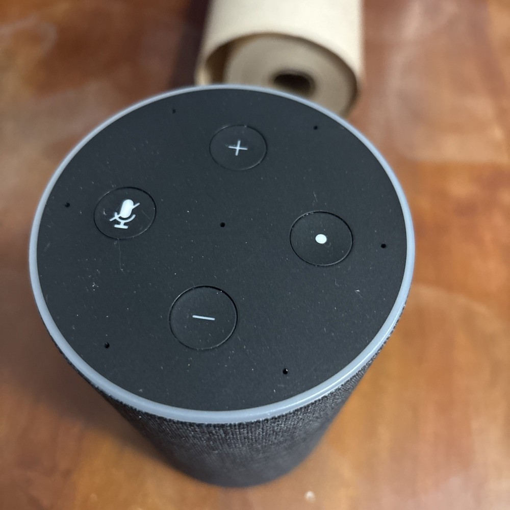 Amazon Echo (2nd Generation) Smart Assistant - Charcoal Fabric no charger