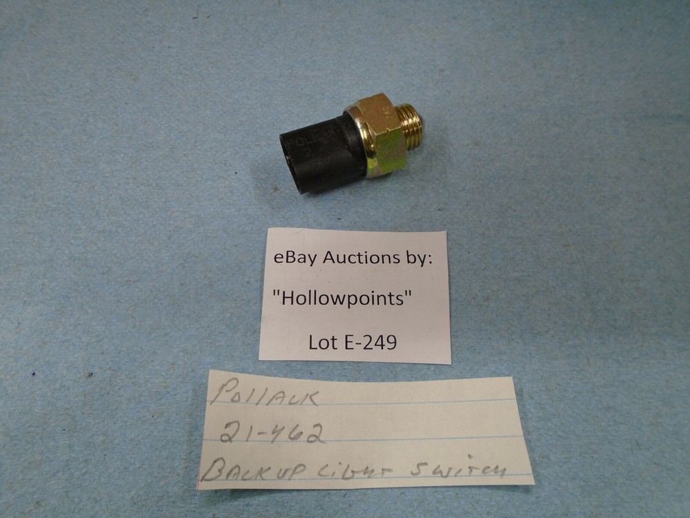 Pollak Precision Ball Switch NC 21-462 Sealed Terminals Back Up Light Hyd E249
