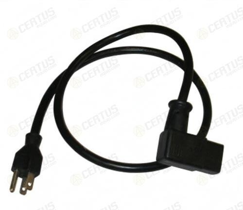 Part # SJ120789 Fits Skyjack - BLACK CHARGING CORD (36")(14/3 AWG)(120V).