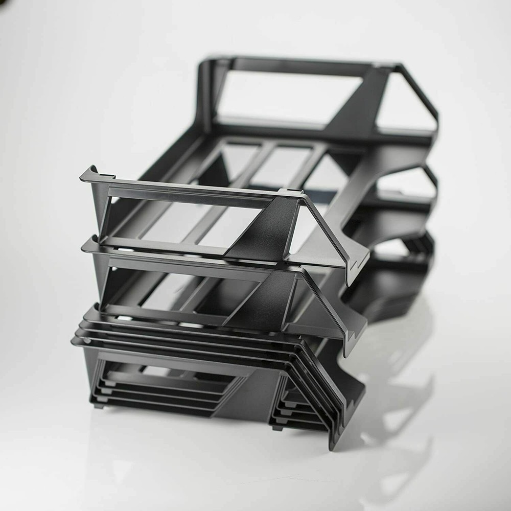 6 Pack Letter Tray Desk Office File Document Paper Holder Stackable Organizer