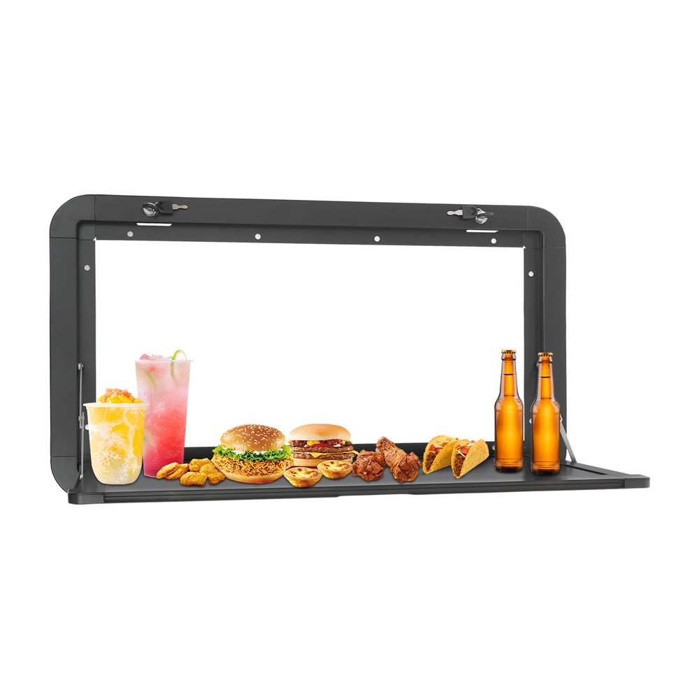 Foldable Rv Dinette Tables Campervan Outside Picnic Wall Mounted Rectangular