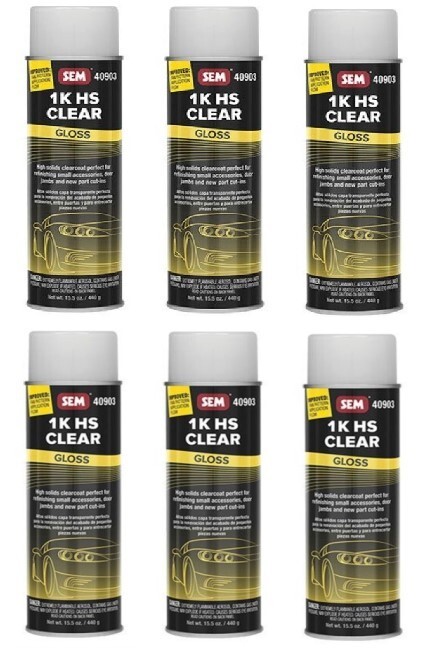 SEM 40903, 1K HS Gloss Clear (6 Pack)