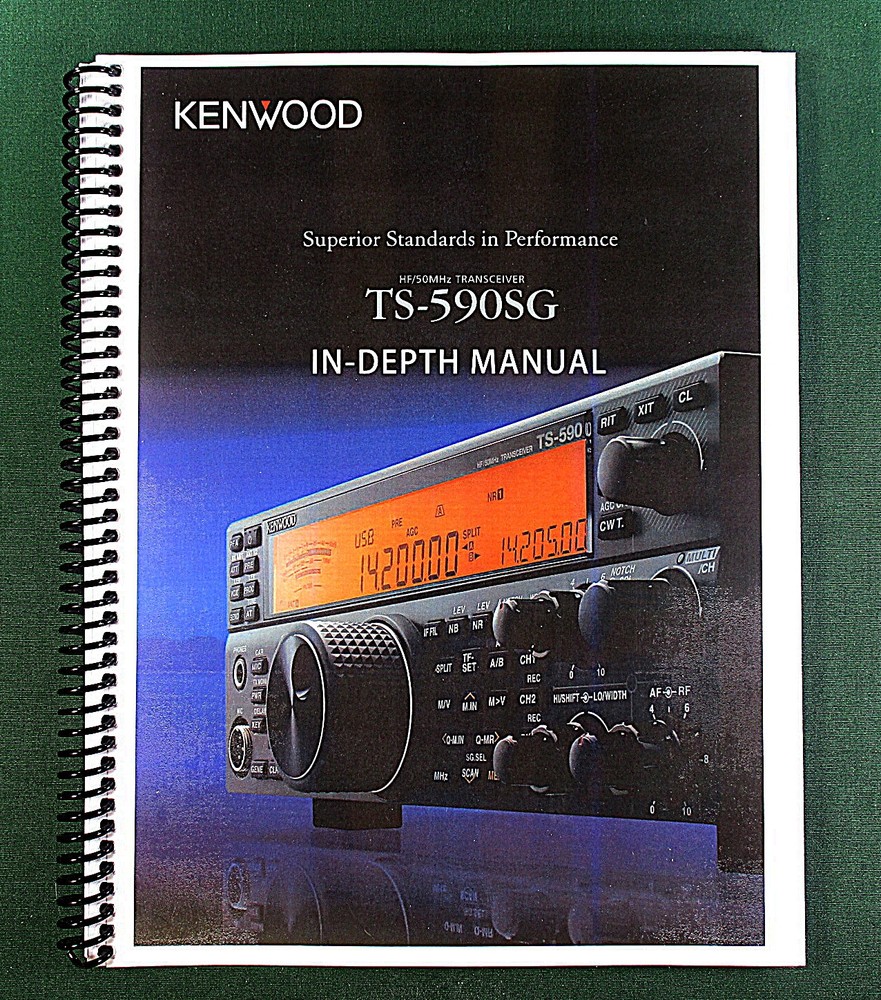 Kenwood TS-590SG In-Depth Manual: Full Color & Protective Covers!