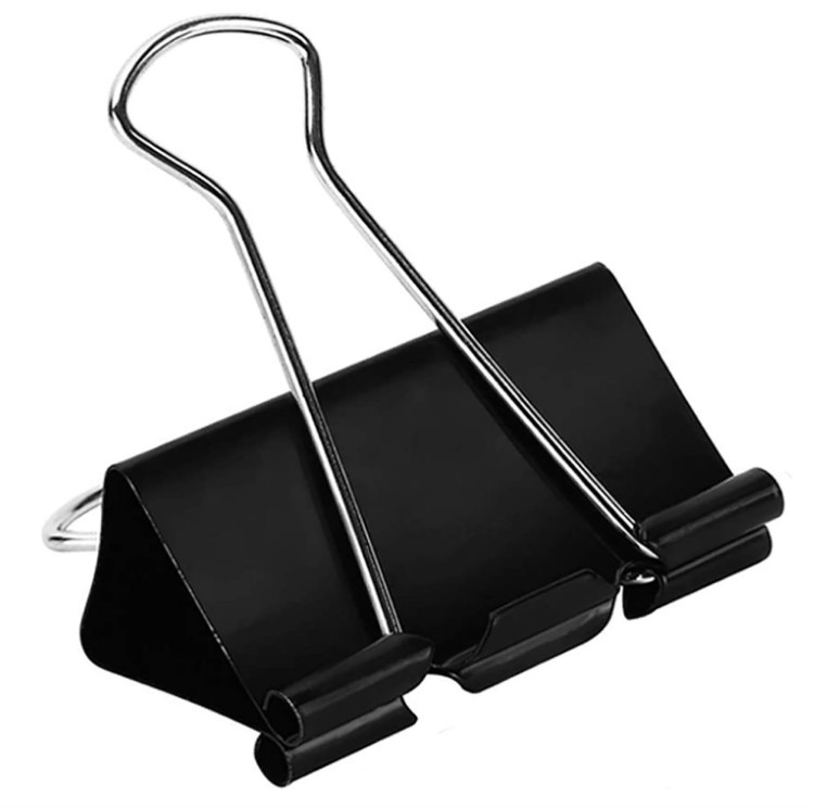 Extra Large 2-Inch Binder Clips, 36-Pack, Black
