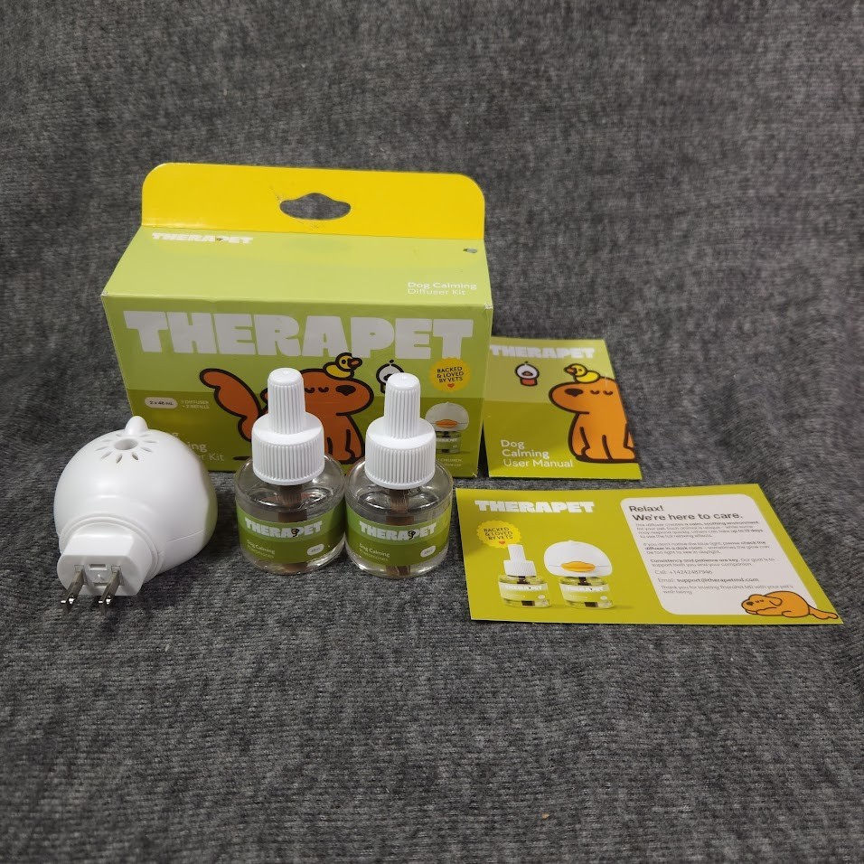 Therapet Dog Calming Diffuser Kit 1 Diffuser 2 Refills For Stress/Anxiety