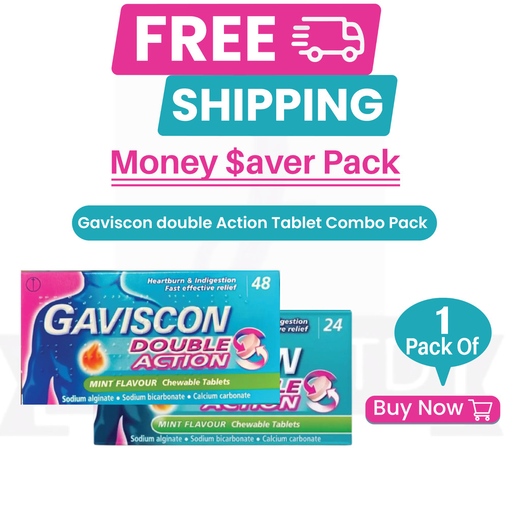 Gav-I$Con Double Action Tablet$ (24ct & 48ct)-Combo