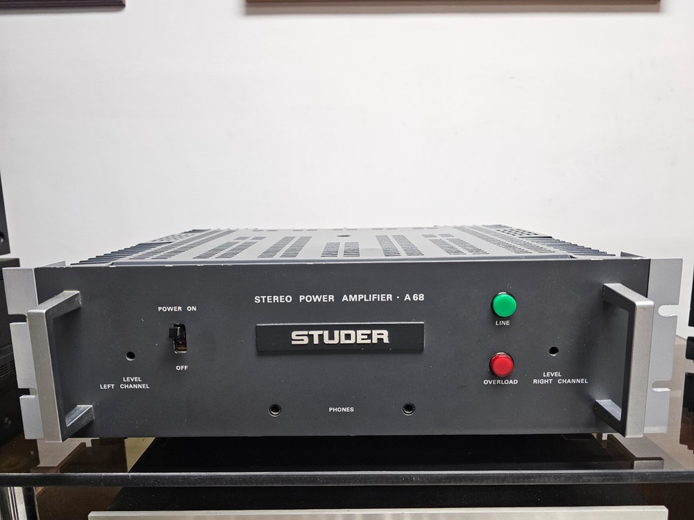 Studer A-68 Power Amplifier Serviced Operational