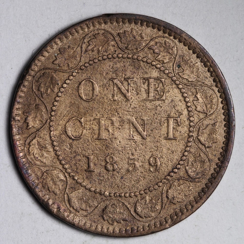 1859 Canada LARGE Cent E361 AN