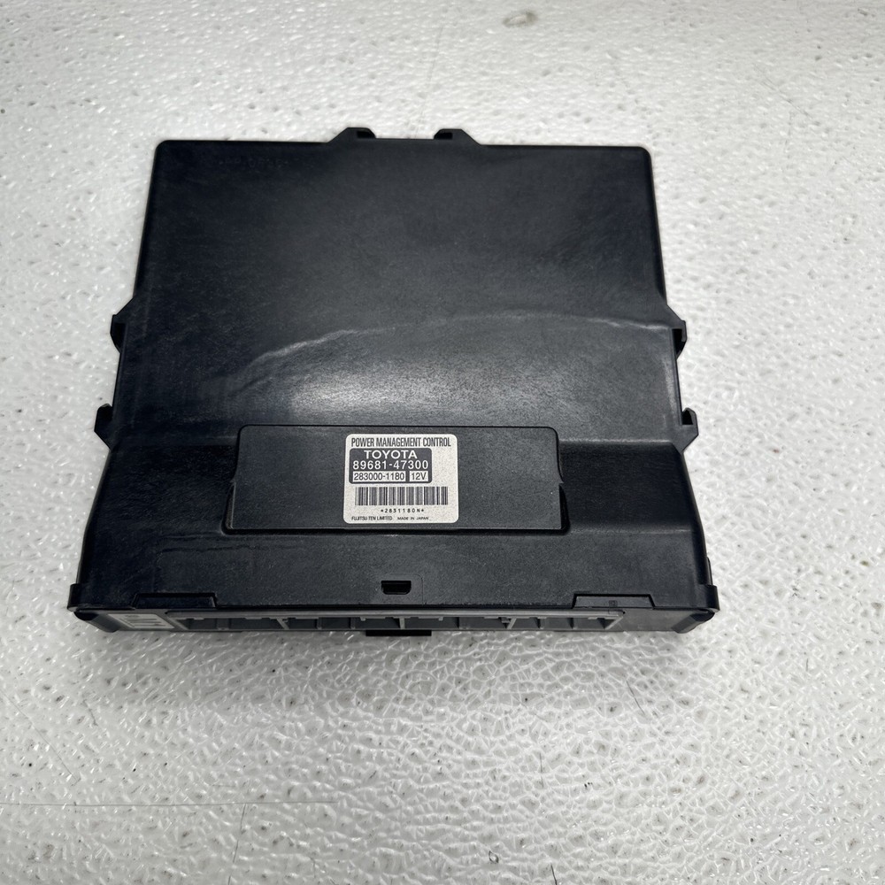 2012 2013 TOYOTA PRIUS POWER SOURCE CONTROL MODULE CHASSIS ECM ASSEMBLY