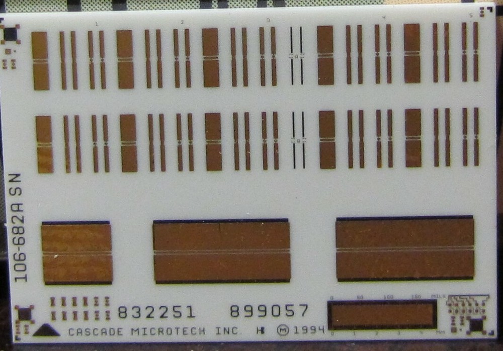Wright Microtech Standard Impedance Contact Substrate P/N 106-682
