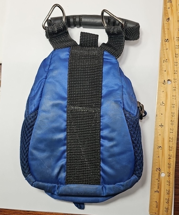 CMC Mini Day Pack - Golf Tee Accessory Bag Navy Blue *Used Missing Pull String*