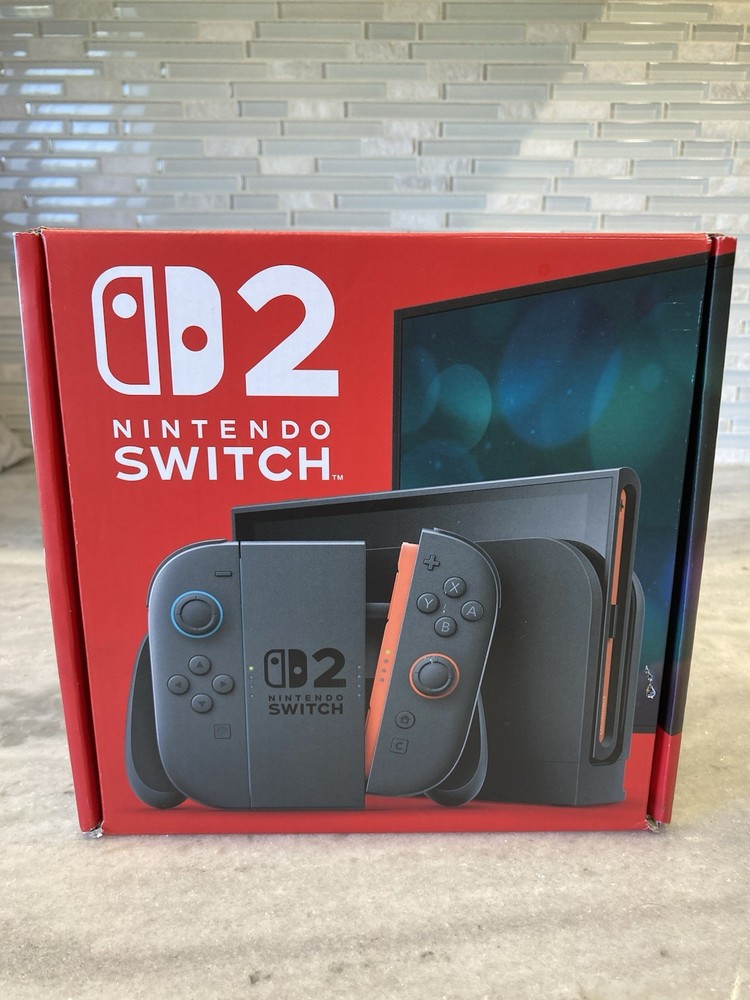 Nintendo Switch 2 EMPTY BOX with Cardboard Inserts and Information Packet