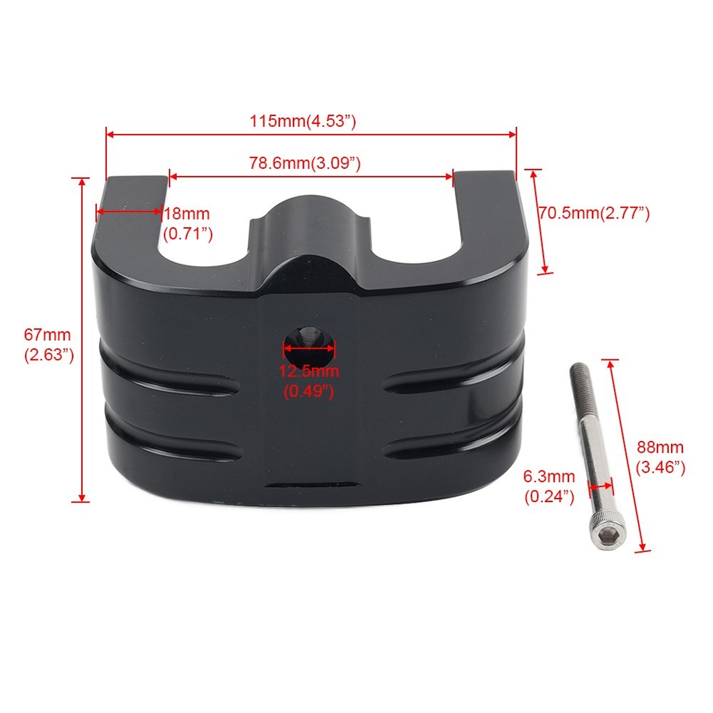Precision Ignition Coil Plug Cover Fairing For Harley Softail Fat Bob