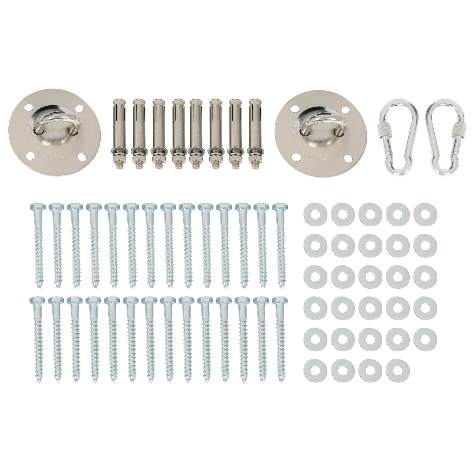 (Set of 2) Brackets 1-2-3 A-Frame Swing Green Powder-Coated Heavy Duty Steel