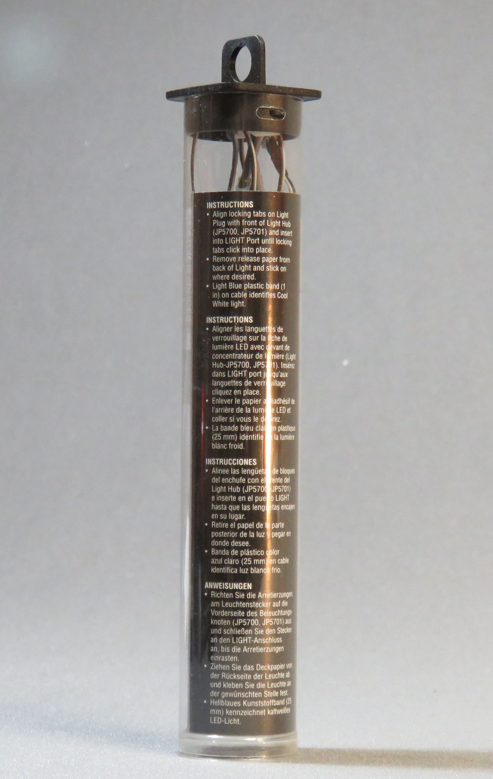 WOODLAND SCENICS STICK ON LIGHT JUST PLUG LIGHTING SYSTEM LED COOL WHITE WDS5741