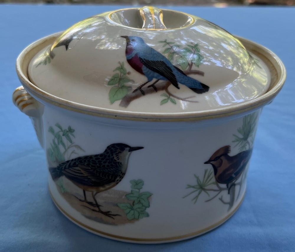 Lourioux Wild Birds 1-quart, Covered Casserole Baking Dish