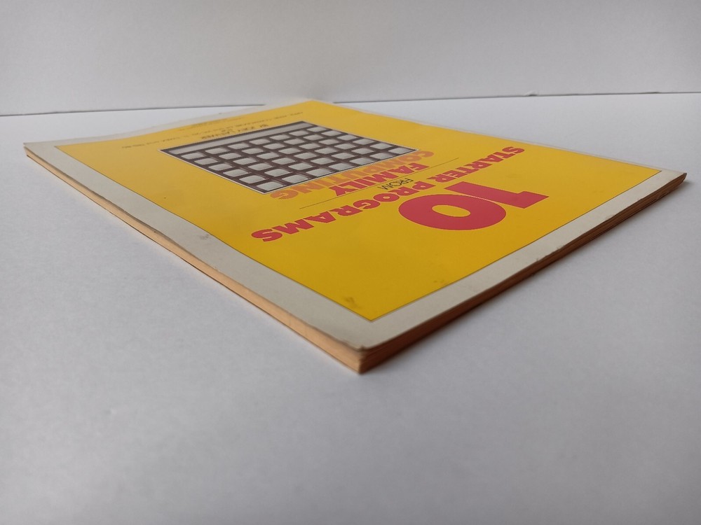 10 Starter Programs Family Computing Apple Atari Comm 64 Vic 20 TI Timex TRS-80