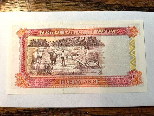ND Gambia 5 Dalasis Note/CU #1615
