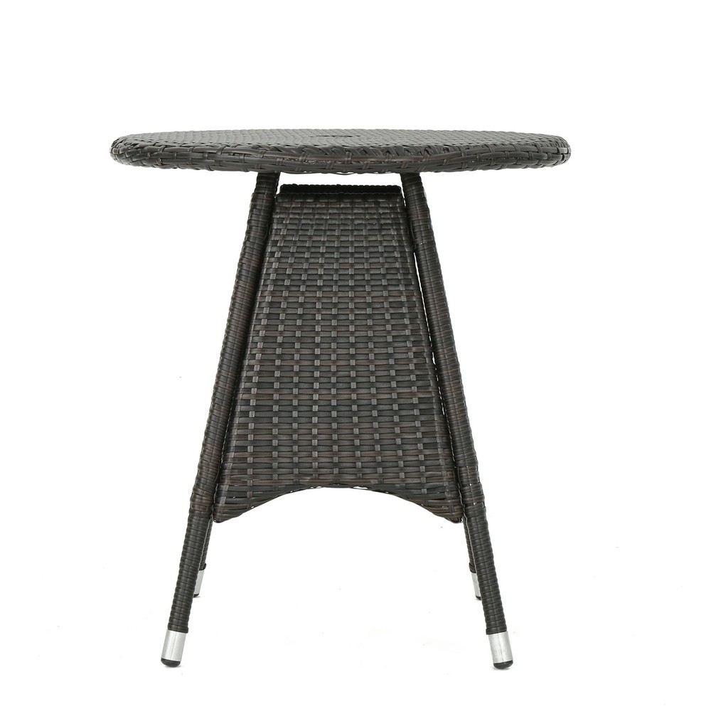 Round Wicker Outdoor Bistro Table