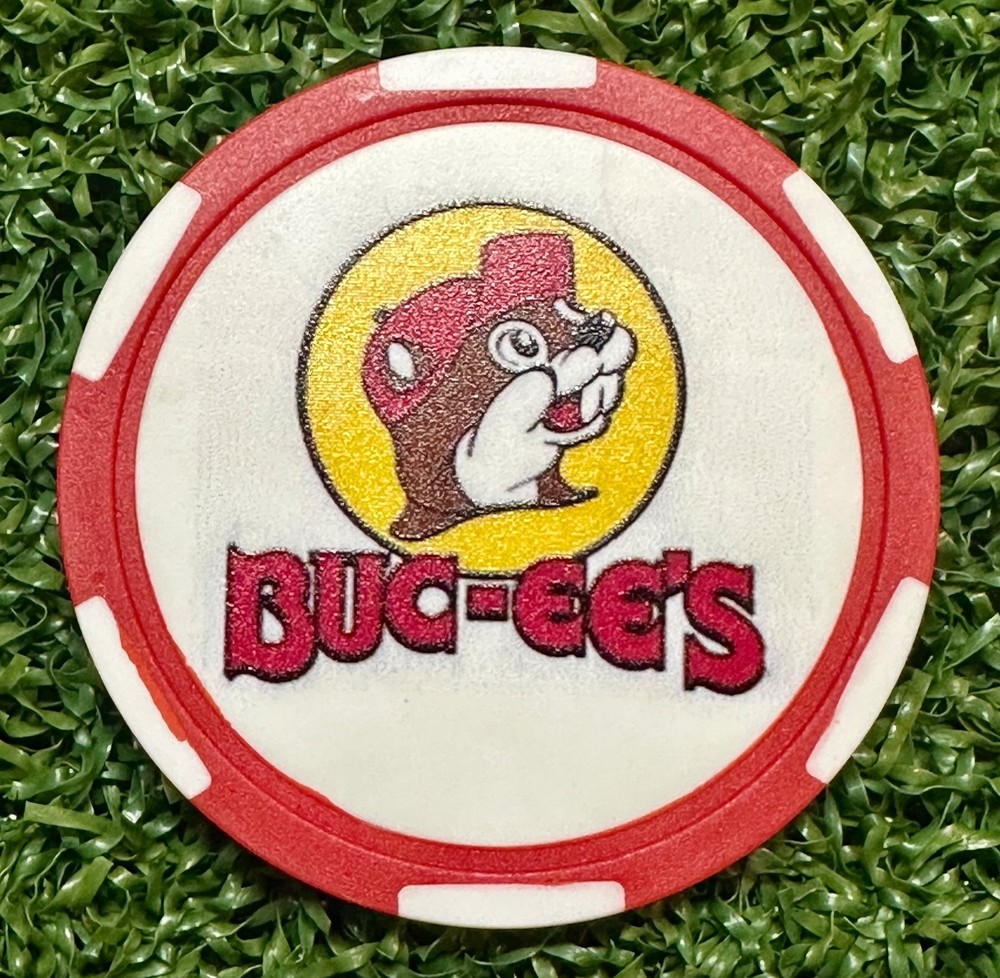 Buc-ee's - Poker Chip Golf Marker - Perfect Stocking Stuffer