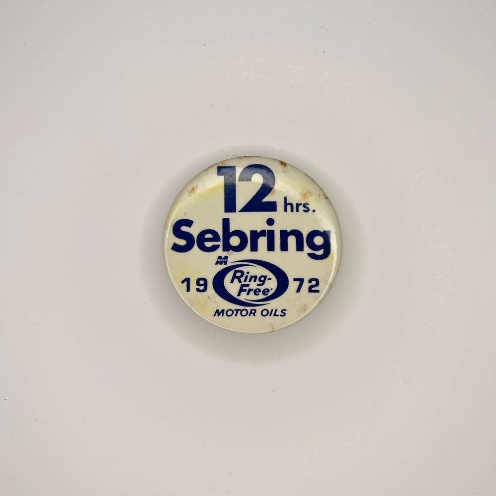 1972 12 Hours Sebring Button