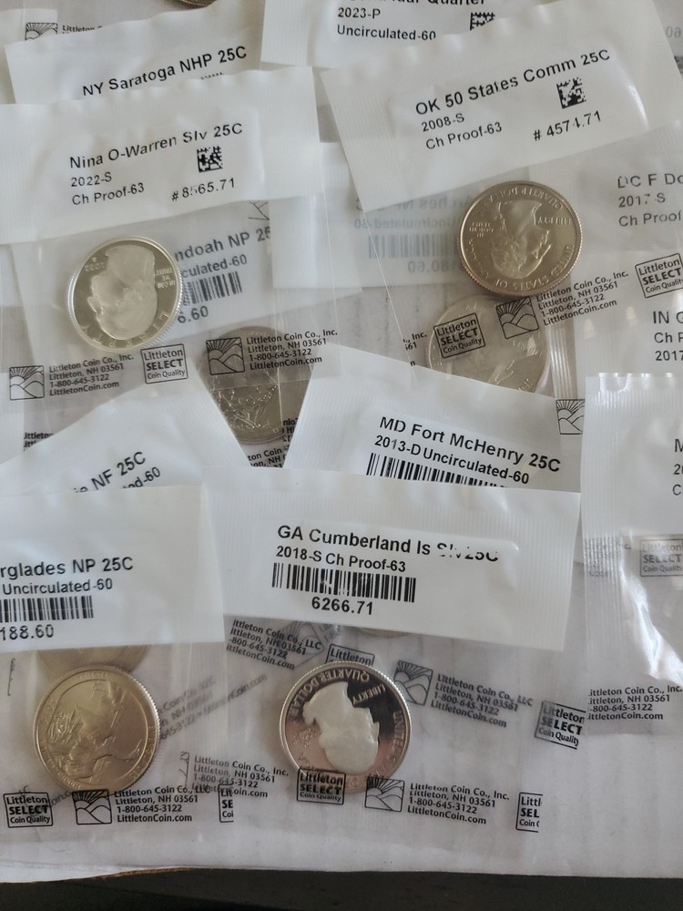 2000s uncirculated Quarters & Proofs