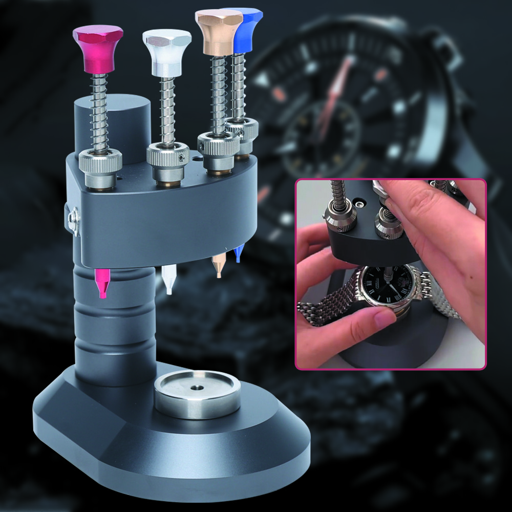 4 Pin Watch Hand Presser High-Precision Watchmakers Setting Fitting Repair Tool