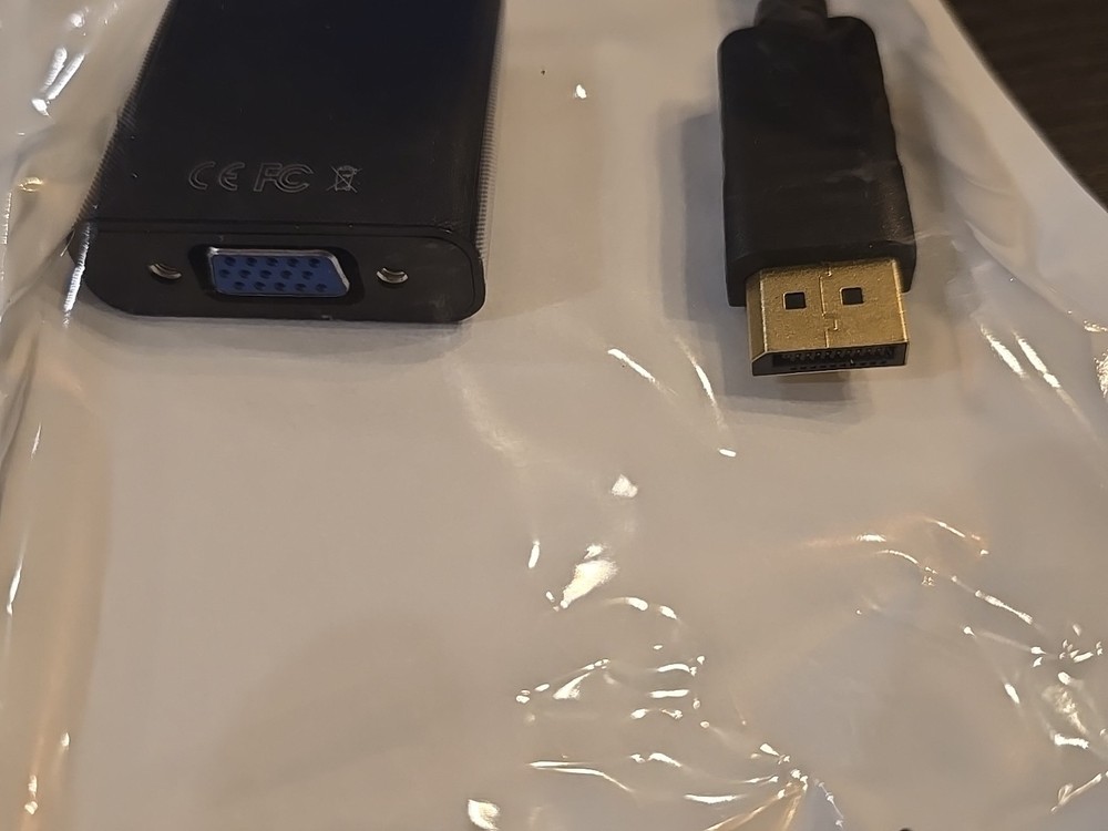 2 Pack Display Port To VGA Adapter