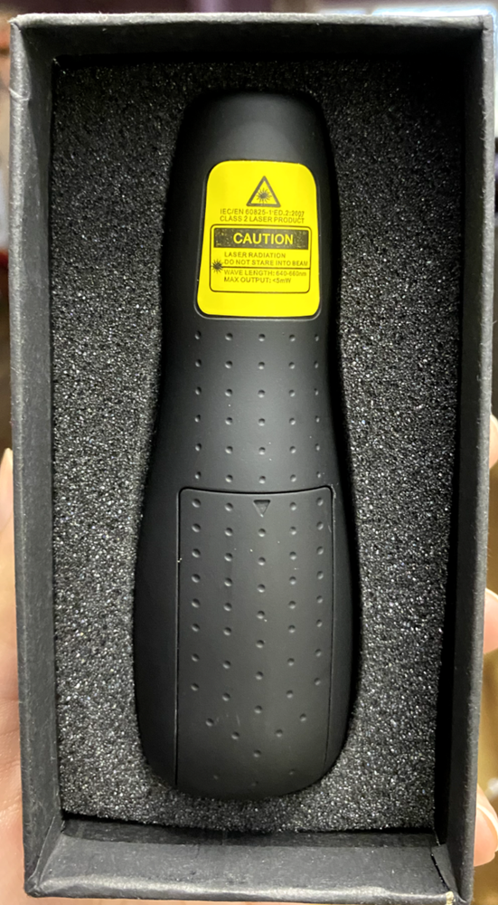 Wireless presenter with laser pointer- USB receiver