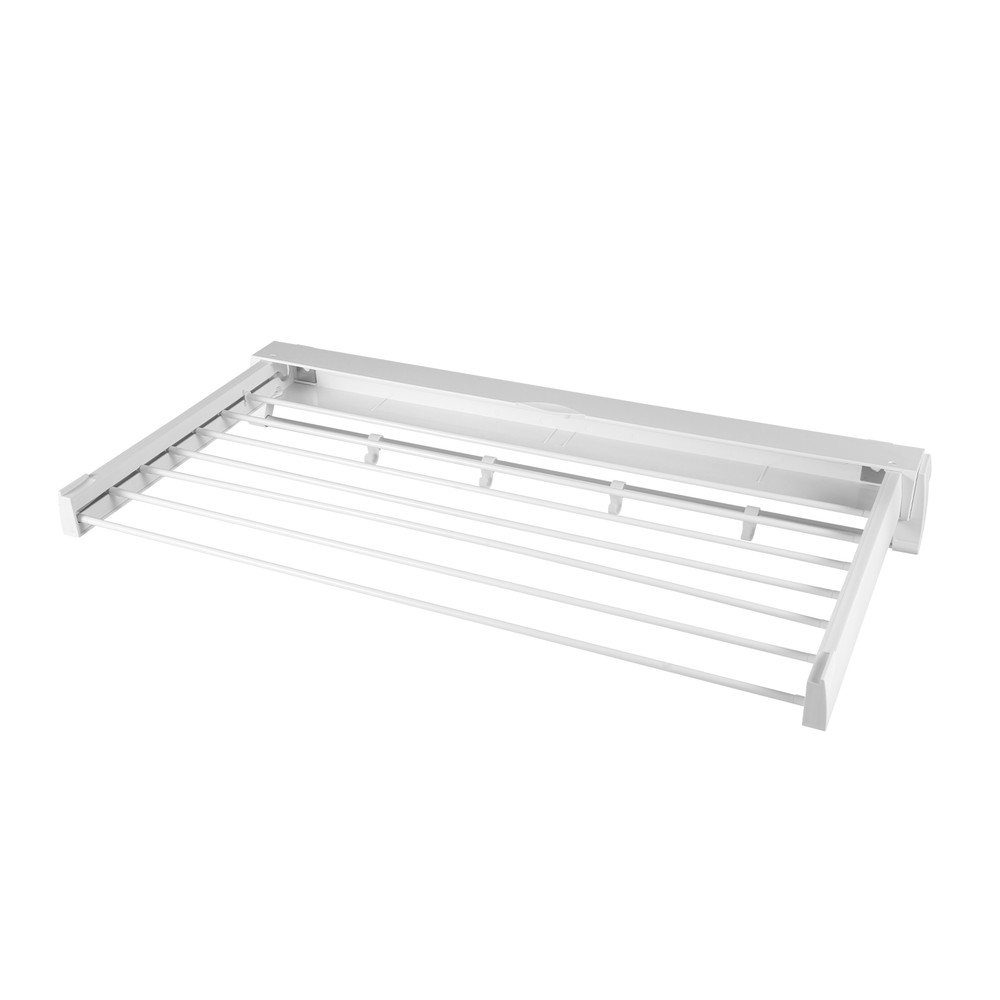 Wall-mounted Laundry Clothes Storage Dryer Hanger Retractable Drying Rack