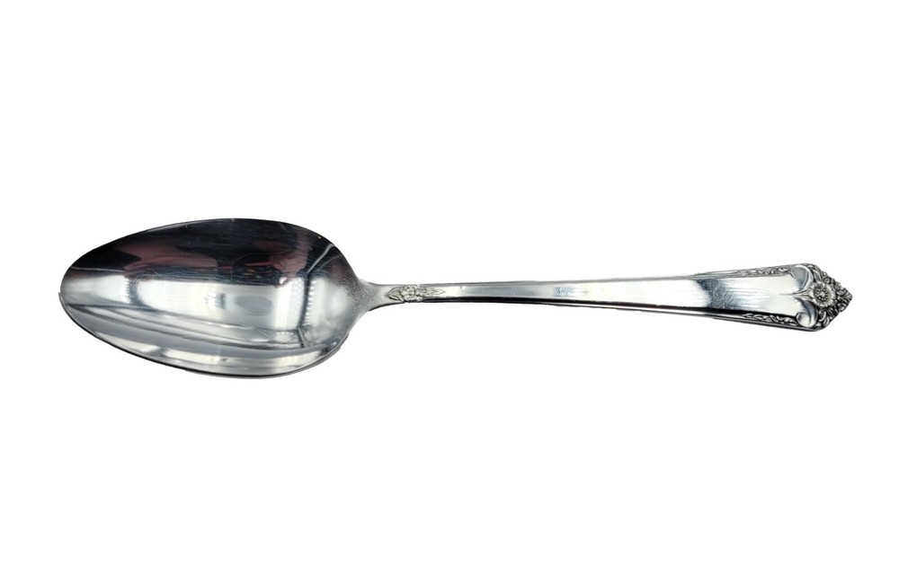 Oval Place Soup Spoon ~ Starlight by Rogers & Bro Silverplate Flatware 7 3/8"