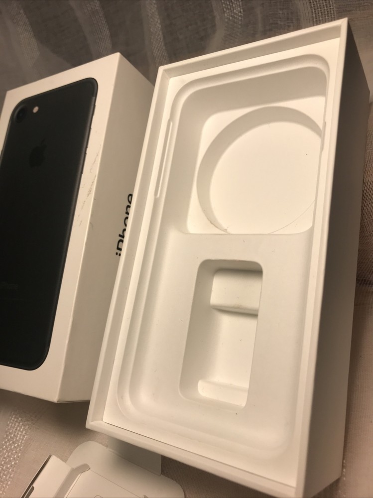 Apple iPhone BOX ONLY iPhone 7 Retail Packaging 256GB Original Inserts