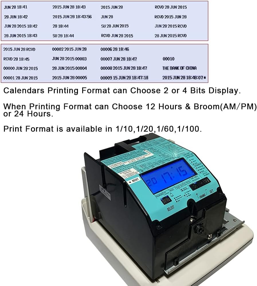T4U Digital Time Stamp,Electronic Time Clock and Document Stamp