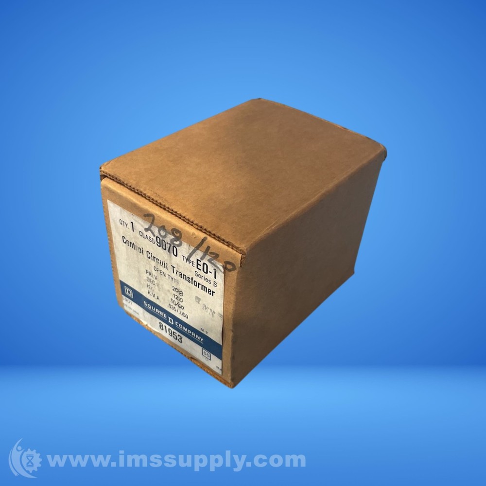 Square D 81953 Control Circuit Transformer FNOB