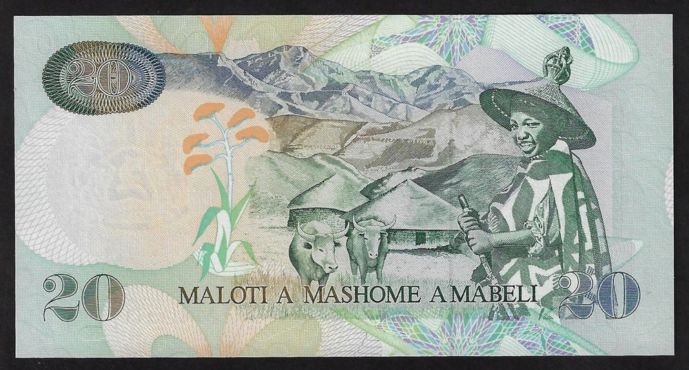 Lesotho 20 Maloti 1994 P-16a UNC