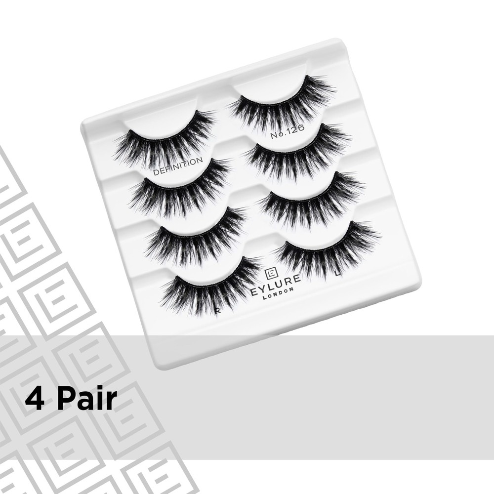 Dramatic Definition No. 126 Eyelashes Multipack, 4 Pairs