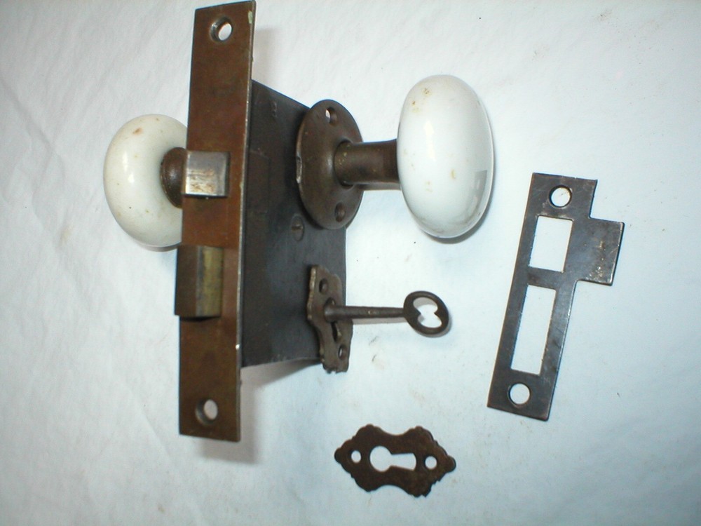Antique Victorian Era Door Hardware