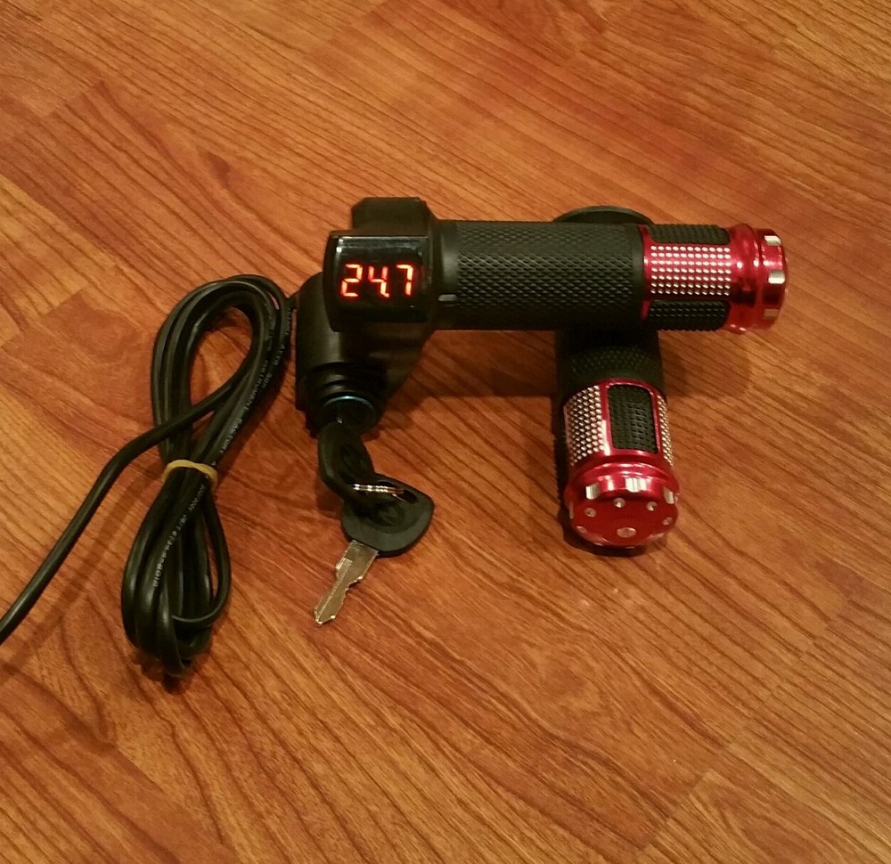 Scooter red digital throttle universal 5 wires