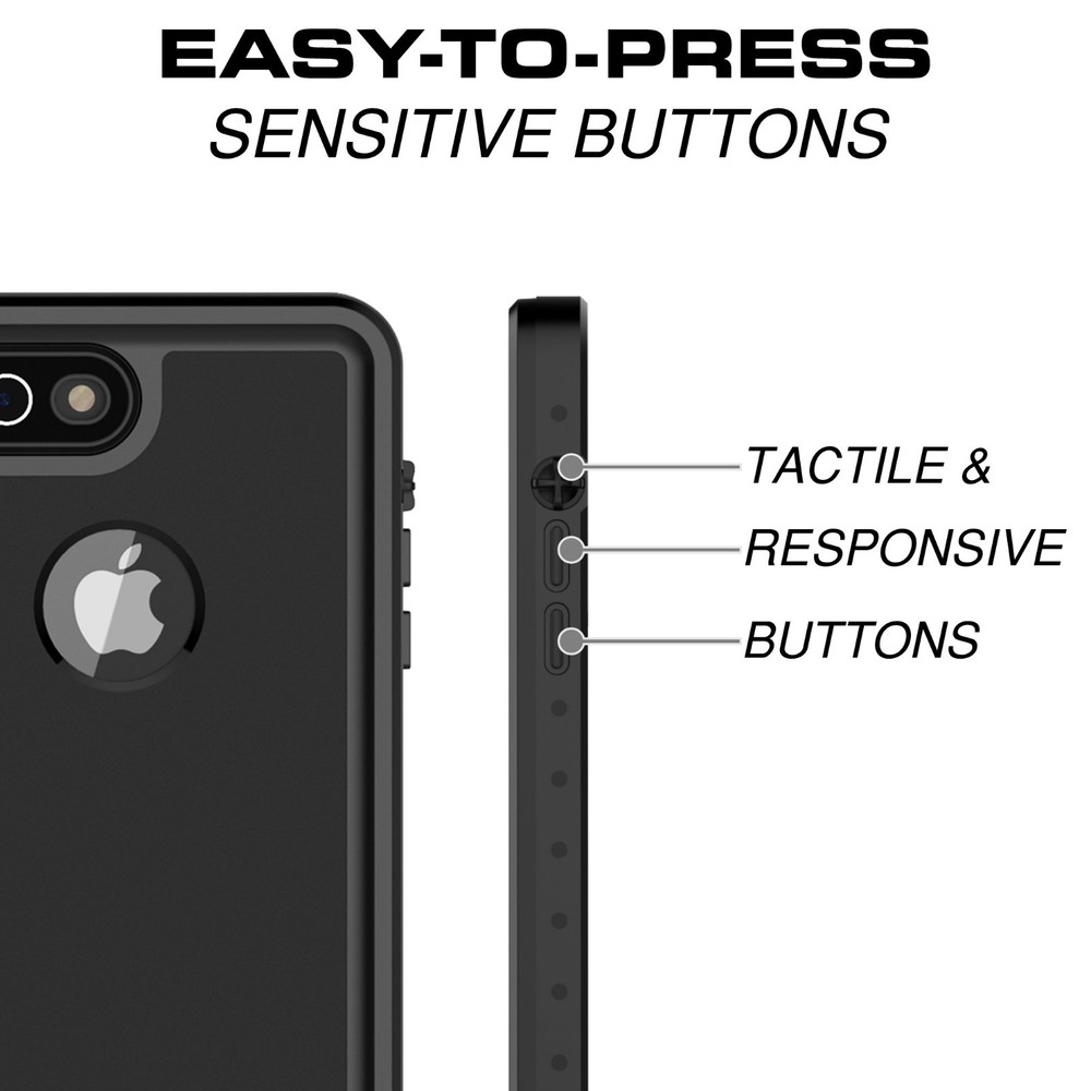 For Apple iPhone 7 / 8 Plus Waterproof Case Shockproof Built-in Screen Protector