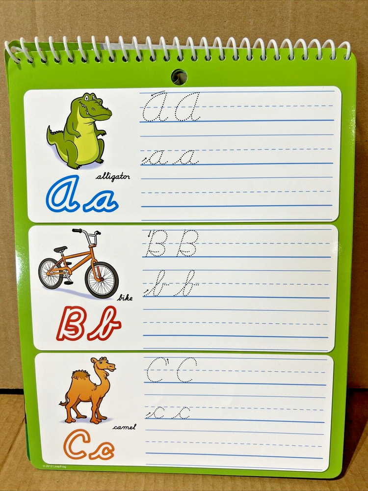 LeapFrog LeapSchool Cursive Dry Erase Practice Workbook for Grades 2-3 FreeShip