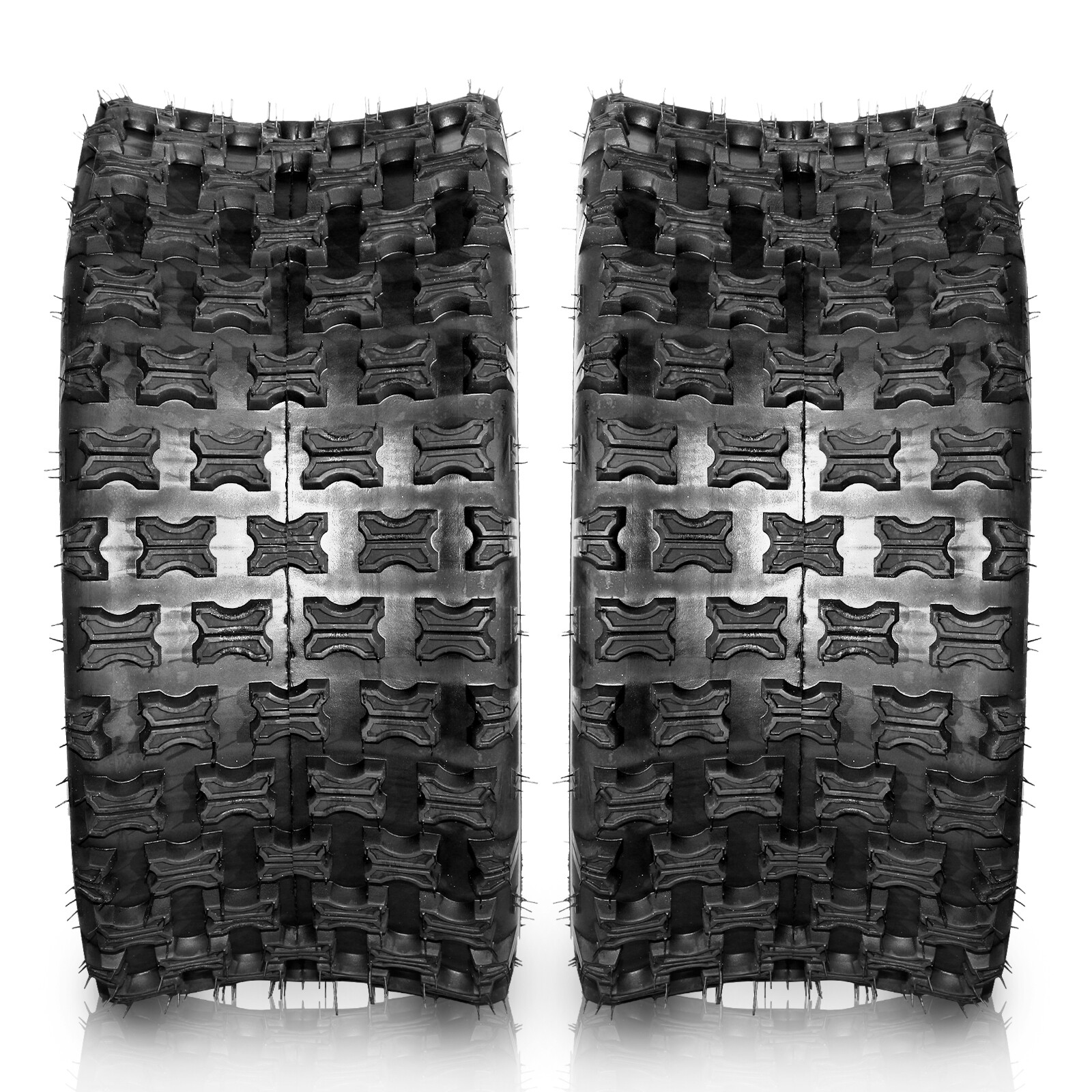 2pcs 22x10-9 Sport ATV Tires All Terrain 6 Ply Tubeless Left and Right