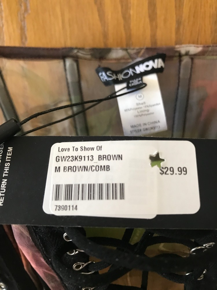 Bra waist nipper Size M