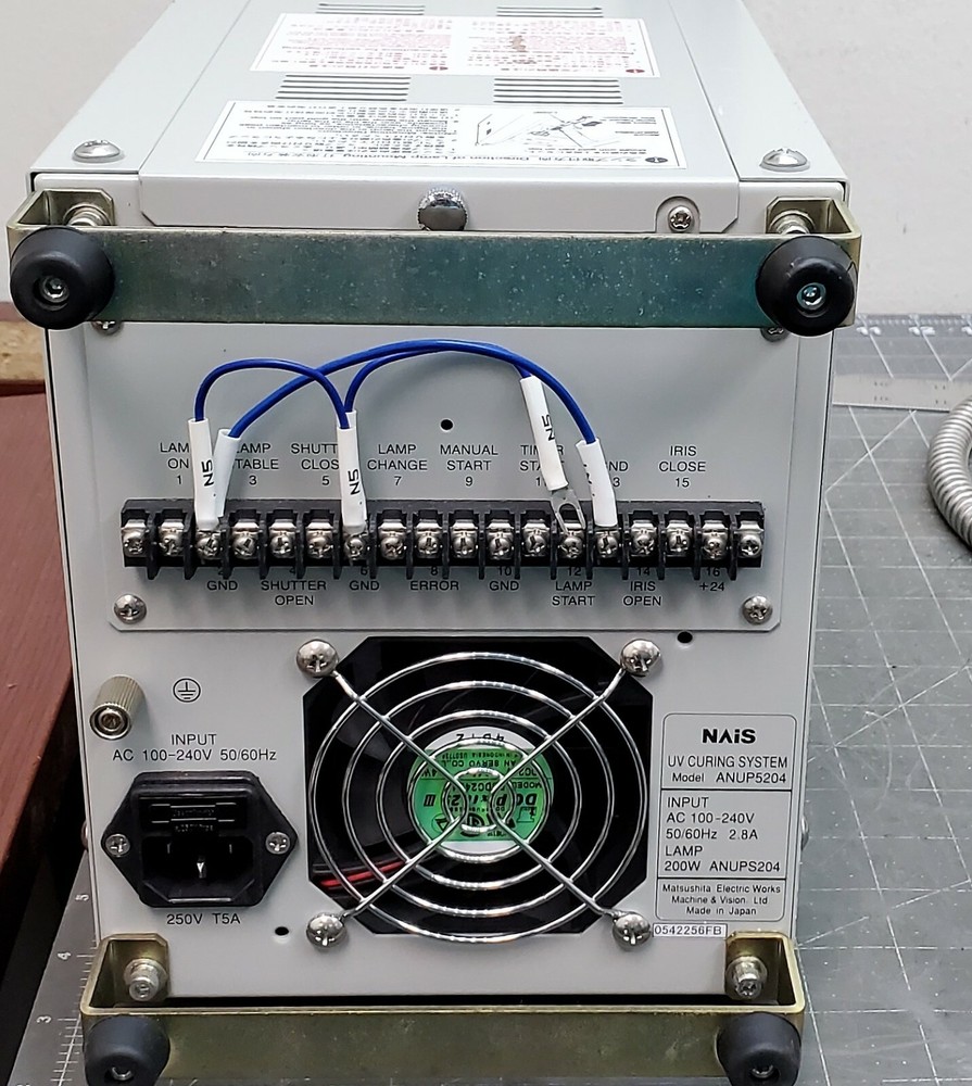UV Curing System Light Source Nais Aicure ANUP 5204 WORKING PULL SEE VIDEO [D1S6