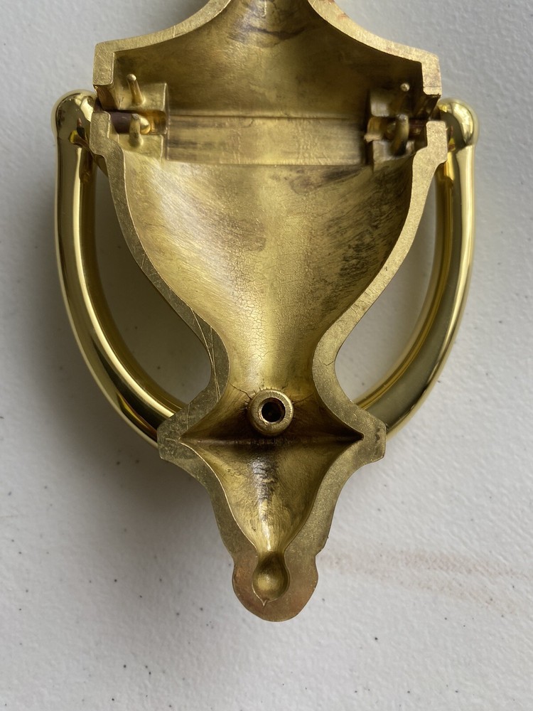 BALDWIN?-Polished Brass DOOR KNOCKER